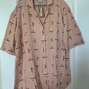 Madewell oversized top in medium